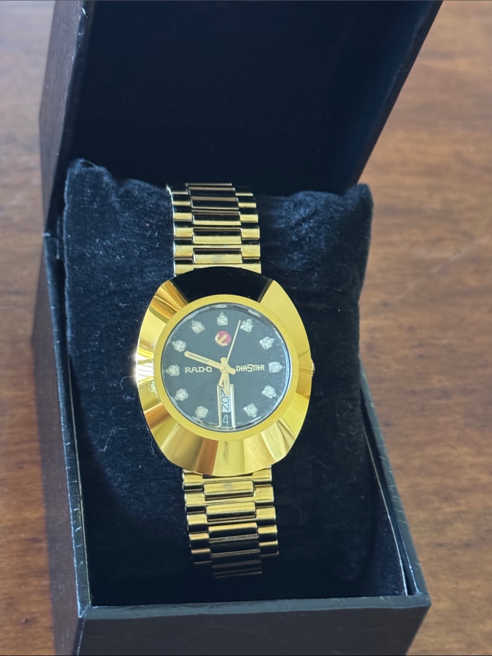 Rado Gold and Black Women's Dress Watch
